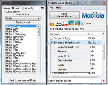 Mobiola Video Studio screenshot
