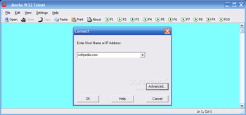 Mocha W32 Telnet screenshot
