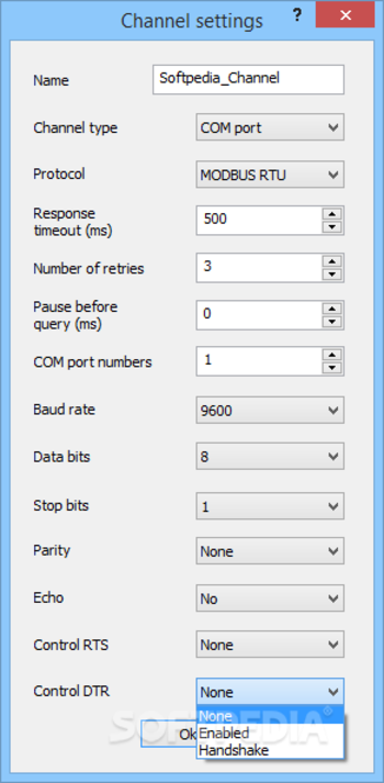 Modbus OPC server screenshot 4