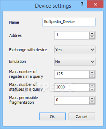 Modbus OPC server screenshot 5