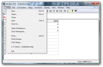 Modbus Poll  screenshot 2