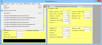 ModBus Reader screenshot 2