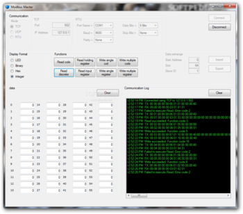 ModbusTool screenshot