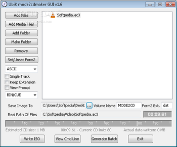 Mode2 CD Maker screenshot