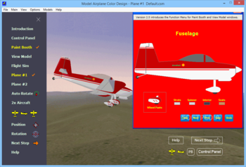 Model Airplane Color Design screenshot 2
