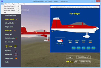 Model Airplane Color Design screenshot 4