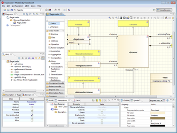 Modelio  screenshot