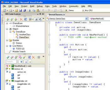 ModelMaker Code Explorer for Visual Studio 2008 screenshot