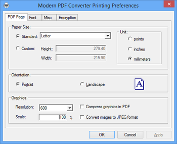 Modern PDF Converter screenshot