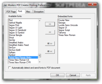 Modern PDF Creator screenshot 2