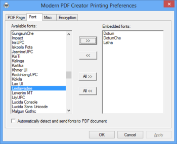 Modern PDF Creator screenshot 11