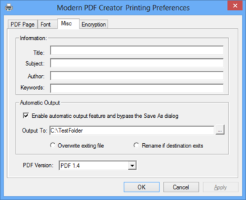 Modern PDF Creator screenshot 12