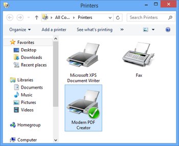 Modern PDF Creator screenshot 2