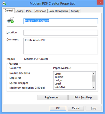 Modern PDF Creator screenshot 4