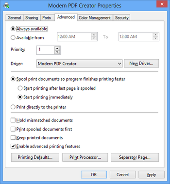 Modern PDF Creator screenshot 7