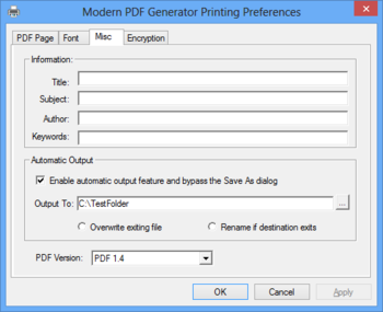 Modern PDF Generator screenshot 4