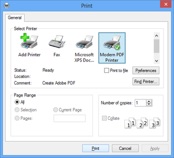 Modern PDF Printer screenshot 6