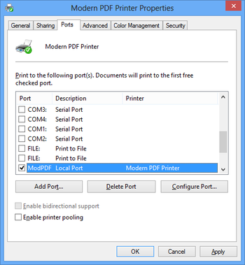 Modern PDF Printer screenshot 9