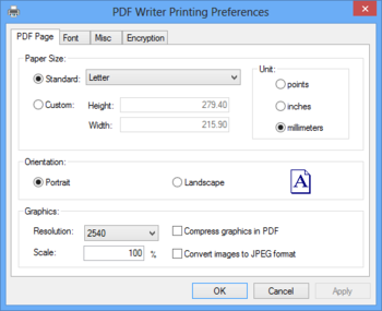 Modern PDF Writer screenshot