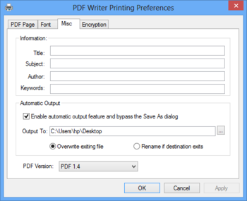 Modern PDF Writer screenshot 3