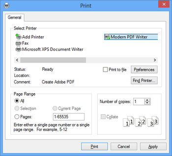 Modern PDF Writer screenshot 6