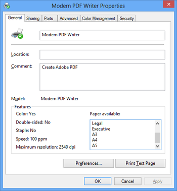 Modern PDF Writer screenshot 7