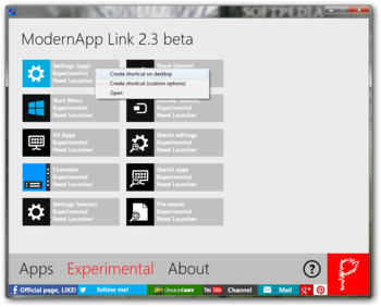 ModernApp Link screenshot 2
