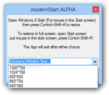 modernStart screenshot