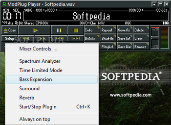 MODPlug Player screenshot