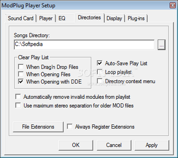 MODPlug Player screenshot 5