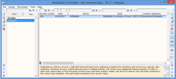 ModusDoc Portable screenshot