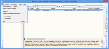 ModusDoc Portable screenshot 2