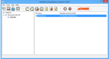 MoleBox Virtualization Solution screenshot