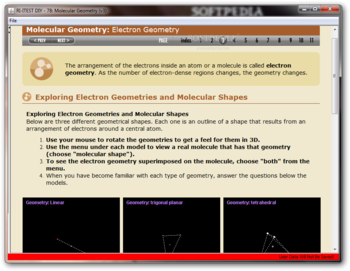 Molecular Geometry screenshot