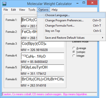 Molecular Weight Calculator screenshot 11