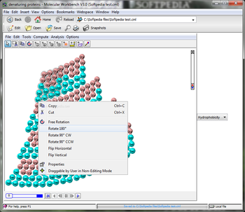 Molecular Workbench screenshot 2