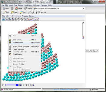 Molecular Workbench screenshot 3