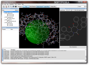 Molegro Molecular Viewer screenshot