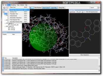 Molegro Molecular Viewer screenshot 3