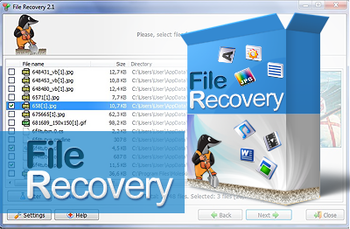 Moleskinsoft File Recovery screenshot