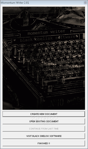 Momentum Writer screenshot 2