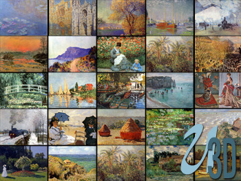 Monet's Art Slide Show screenshot