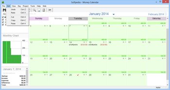 Money Calendar Lite screenshot 3
