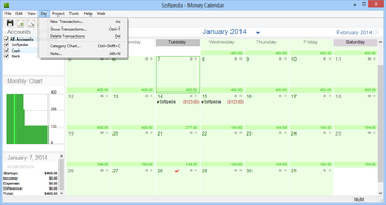 Money Calendar Lite screenshot 5