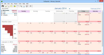 Money Calendar screenshot