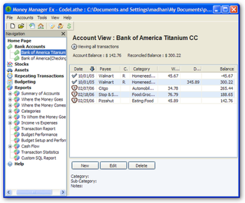 Money Manager Ex  screenshot