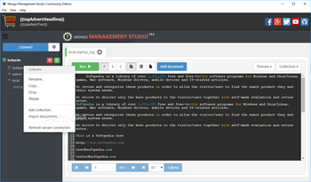 Mongo Management Studio screenshot 3
