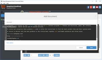 Mongo Management Studio screenshot 5