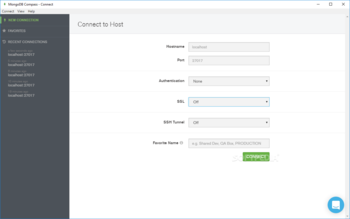 MongoDB Compass screenshot