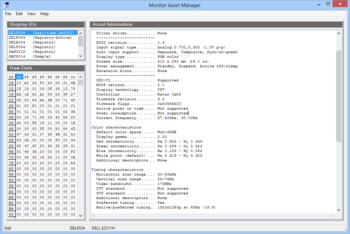 Monitor Asset Manager screenshot